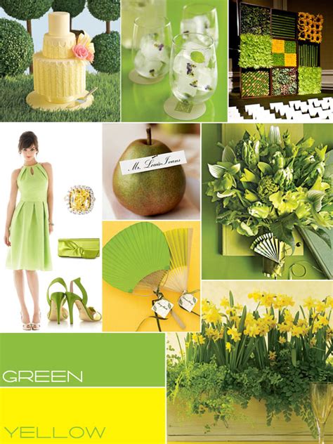 Green yellow wedding colour ,Green yellow wedding colour palettes ...