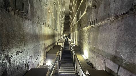 Full tour inside the Great Pyramid of Giza | Pyramid of Cheops aka ...