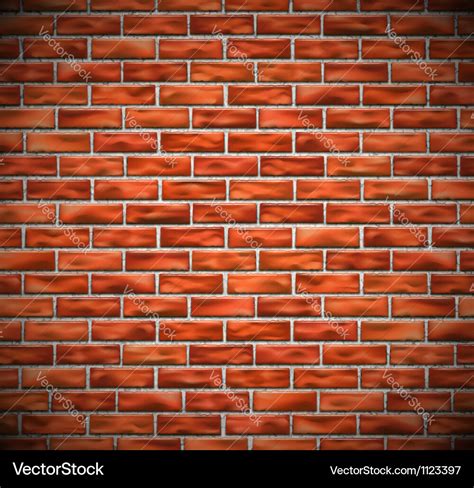 Red brick wall Royalty Free Vector Image - VectorStock