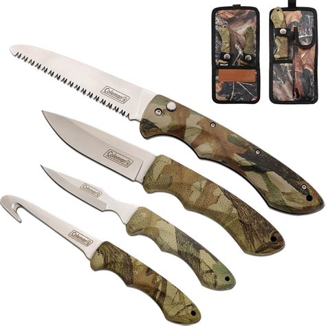 Hunting Knife Set 4pc - Hero Outdoors