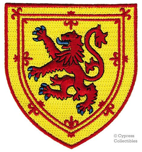 SCOTLAND LION RAMPANT SHIELD PATCH – IRISH PATCHES