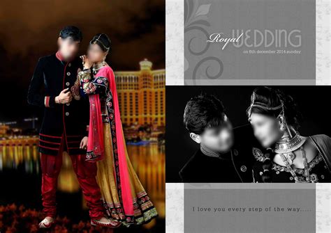 indian wedding album design psd - PSD