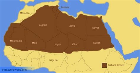 Map Of The Sahara Desert – Map Of The World