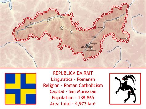 Raetia: A State for the Romansh : r/imaginarymaps