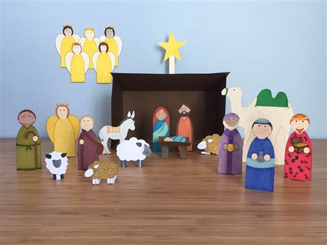 Nativity Printable Papercraft - Etsy