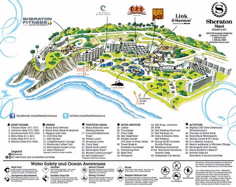 Map Layout Sheraton Maui Resort & Spa