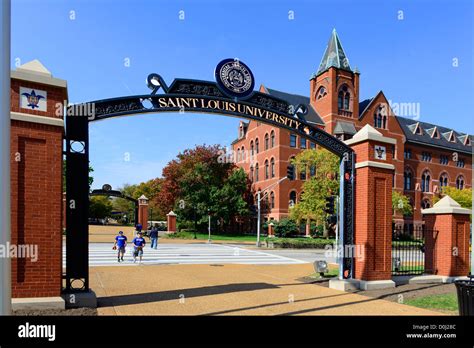 Saint Louis University St. Louis MO Campus Stock Photo - Alamy