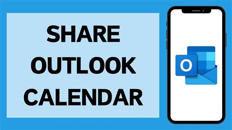 How To Share Your Outlook Calendar (2024) - YouTube