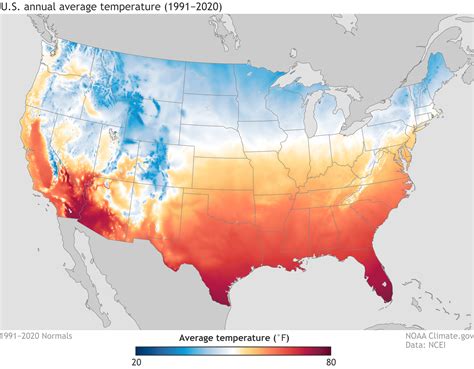 New maps of annual average temperature and precipitation from the U.S ...