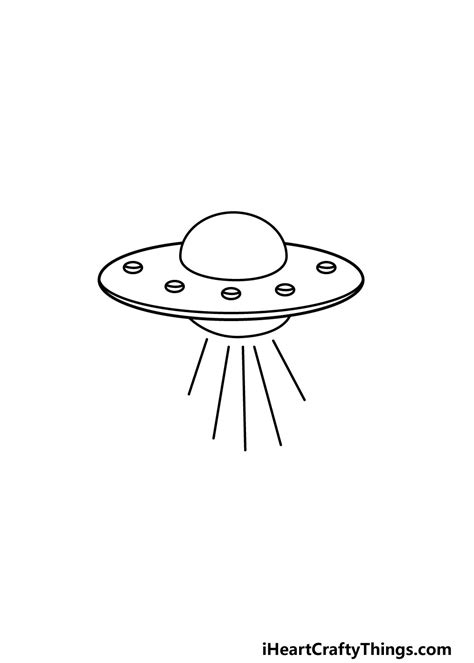 Alien Spaceship Drawing