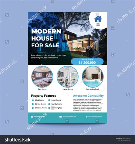 30,417 Real Estate Flyer Images, Stock Photos, 3D objects, & Vectors ...