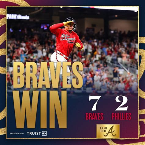 Atlanta Braves on Twitter: ".@LosBravos WIN! @TruistNews | #ForTheA ...