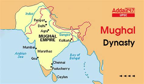 Map Of Mughal Empire Mughal Empire Indian History Ancient India Map ...