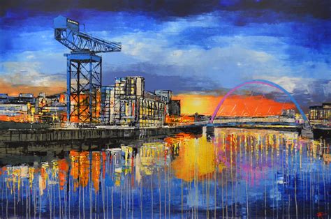 Glowing Glasgow | Paul Kenton | Castle Fine Art