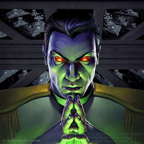 Grand Admiral Thrawn by SteveArgyle | Star wars fan art, Star wars ...