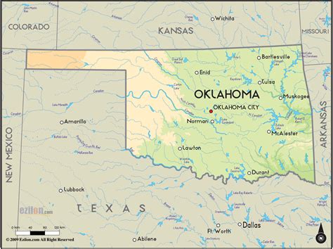 Oklahoma Map