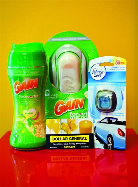 P&G Gain Laundry Scent Booster Prize Pack & $10 Dollar General Gift ...