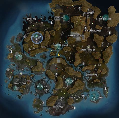 Storm Point creator previews map screen, all 17 POIs - Dot Esports