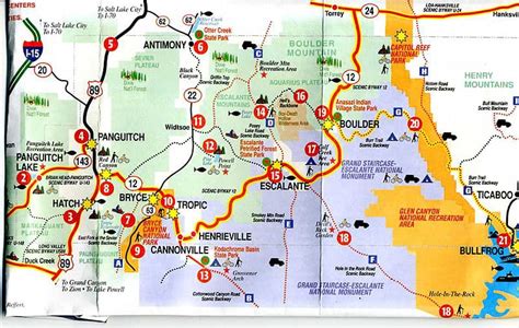 Grand Staircase Escalante Map