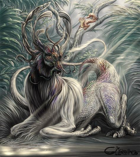 Pin by Vanessa da Silva Medeiros on Kirins | Mythical creatures art ...