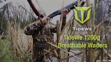 TideWe 1200g Breathable Waders | Amazon #1 Seller!