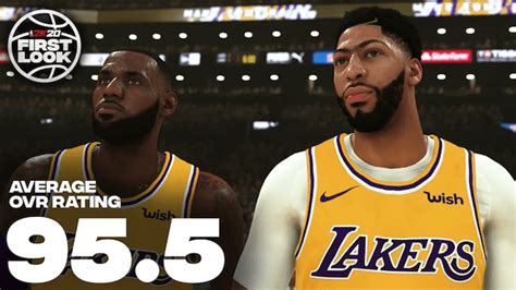 Lakers News: LeBron James, Anthony Davis NBA 2K20 Player Ratings