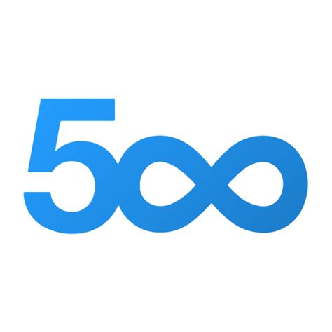 500px Generic Flat Gradient icon