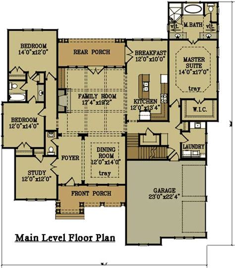 2 Story 4 bedroom brick house plan by Max Fulbright Designs