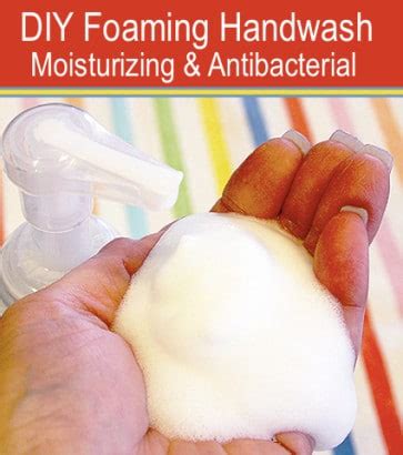 DIY Moisturizing Antibacterial Foaming Hand Wash - Homestead & Survival