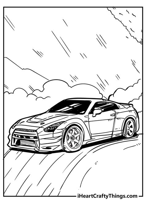 Cars Coloring Pages Printable Cool Car Free Coloring Pages