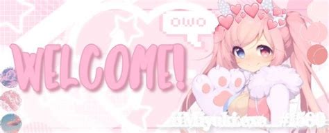 pink welcome banner | Welcome banners, Cute banners, Twitter header pink