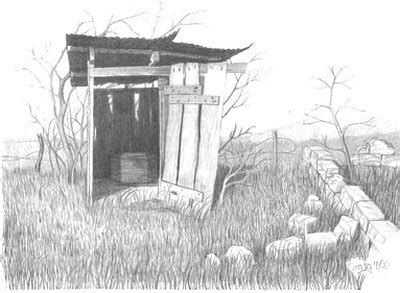 Outhouse Drawing at PaintingValley.com | Explore collection of Outhouse ...