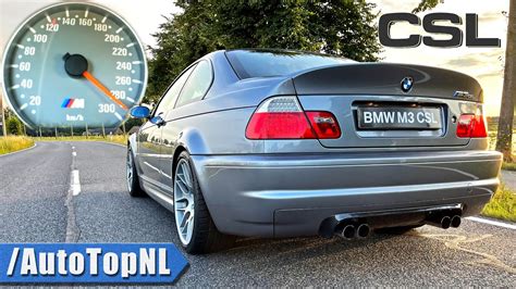 BMW M3 CSL E46 | 0-290 ACCELERATION TOP SPEED & SOUND by AutoTopNL ...