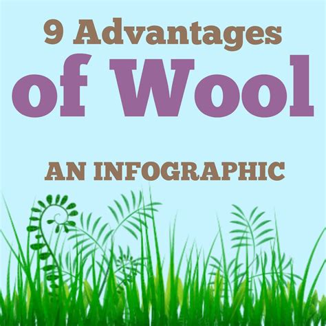 9 Advantages of Wool_Infographic_Square | Wool, Infographic, Spinning yarn