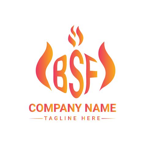 BSF Polygon logo design monogram, BSF polygon vector logo, BSF with ...