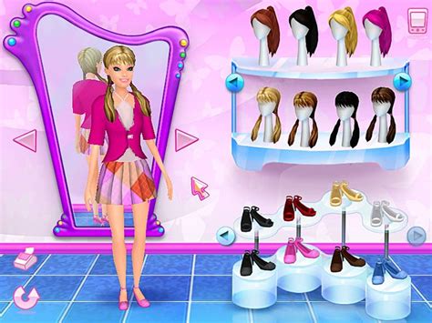 barbie hair cut games