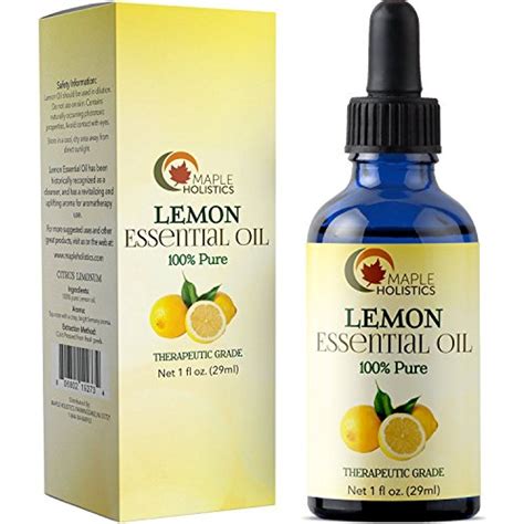 Lemon Essential Oil Therapeutic Grade Aromatherapy for Diffuser - 100% ...