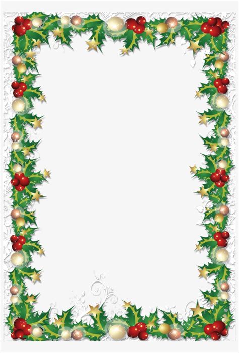 christmas page borders - Clip Art Library