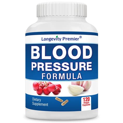 Longevity Blood Pressure Formula [120 capsules] - With 15+ natural ...