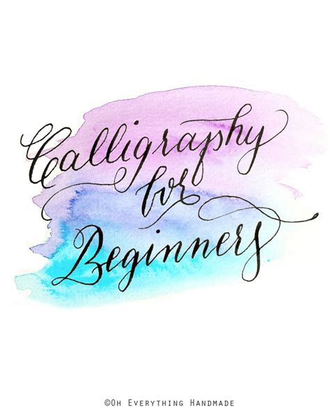 Calligraphy Lessons For Beginners Near Me - Calligraphy and Art