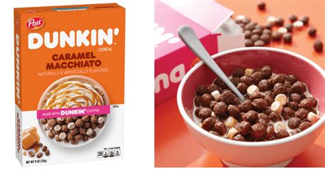 Dunkin' Caramel Macchiato Cereal Exists And It Even Has Caffeine