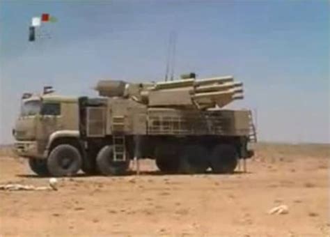 World Defense Review: Syrian Pantsir-S1 gun missile air defence system