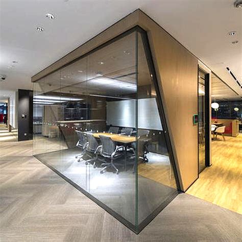 Office Partition Glass Wall Tempered Laminated Glass Partition Price ...