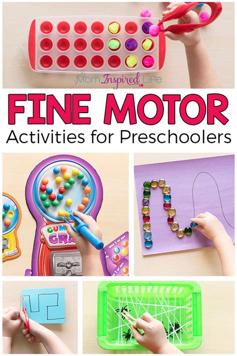 Fine Motor Skills Activities For 3 4 Year Olds Pdf - Infoupdate.org