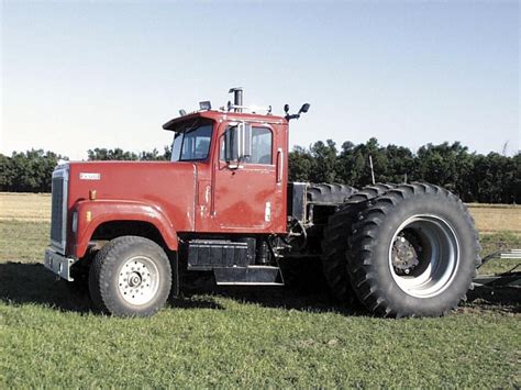 Semi-Truck Converted To Low-Cost Farm Tractor | Tractors, Homemade ...