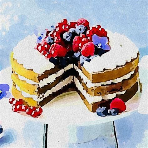 blueberry cake in 2022 | Desserts, Sugar cookie, Blueberry cake