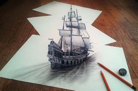 17+ Illusion 3D Pencil Sketch Drawing Pictures – Drawing 3D Easy