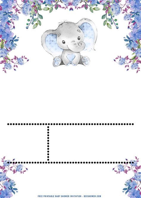 Baby shower invitations free downloadable templates - quiztop