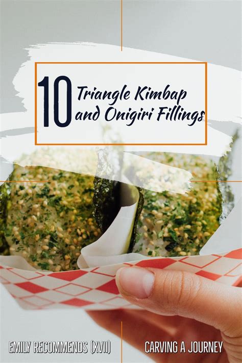 10 triangle kimbap and onigiri fillings – Artofit