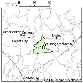 Best Place to Live in Mooresboro (zip 28114), North Carolina